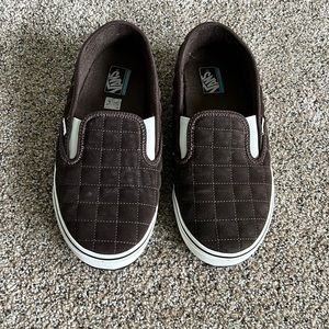 Vans Quilted Lodge Slippers Brown